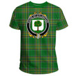 1stIreland Ireland Tee - House of O'FLANAGAN Irish Family Crest T-Shirt Irish National Tartan (Version 2.0) A7 | 1stIreland.com