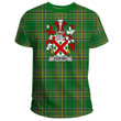1stIreland Ireland Tee - Keating or O'Keaty Irish Family Crest T-Shirt Irish National Tartan (Version 2.0) A7 | 1stIreland.com