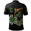 1stIreland Ireland Clothing - Mackesy Irish Family Crest Polo Shirt - Ireland Harp And Shamrock A7 | 1stIreland.com