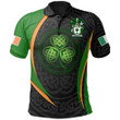 1stIreland Ireland Clothing - Finnerty or O'Finaghty Irish Family Crest Polo Shirt - Irish Spirit A7 | 1stIreland.com
