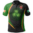 1stIreland Ireland Clothing - Longfield Irish Family Crest Polo Shirt - Irish Spirit A7 | 1stIreland.com