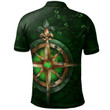 1stIreland Ireland Clothing - Mackesy Irish Family Crest Polo Shirt - Celtic Irish Compass & Shamrock A7 | 1stIreland.com