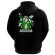 1stIreland Ireland Clothing - Loughnan or O'Loughnan Irish Family Crest Hoodie (Black) A7 | 1stIreland