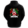 1stIreland Ireland Clothing - Steen Irish Family Crest Hoodie (Black) A7 | 1stIreland