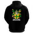 1stIreland Ireland Clothing - Noone or O'Noone Irish Family Crest Hoodie (Black) A7 | 1stIreland