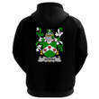 1stIreland Ireland Clothing - Kieran or O'Kieran Irish Family Crest Hoodie (Black) A7 | 1stIreland