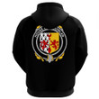 1stIreland Ireland Clothing - House of O'QUINLAN Irish Family Crest Hoodie (Black) A7 | 1stIreland