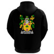 1stIreland Ireland Clothing - Vandeleur Irish Family Crest Hoodie (Black) A7 | 1stIreland