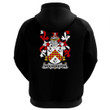 1stIreland Ireland Clothing - Wolverston Irish Family Crest Hoodie (Black) A7 | 1stIreland