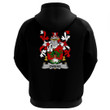 1stIreland Ireland Clothing - Owens Irish Family Crest Hoodie (Black) A7 | 1stIreland