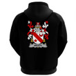 1stIreland Ireland Clothing - Waddy Irish Family Crest Hoodie (Black) A7 | 1stIreland