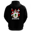 1stIreland Ireland Clothing - McCluskie or McCloskie Irish Family Crest Hoodie (Black) A7 | 1stIreland