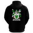 1stIreland Ireland Clothing - McEniry or McEnery Irish Family Crest Hoodie (Black) A7 | 1stIreland