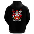 1stIreland Ireland Clothing - Redman Irish Family Crest Hoodie (Black) A7 | 1stIreland