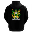 1stIreland Ireland Clothing - Rothe Irish Family Crest Hoodie (Black) A7 | 1stIreland