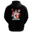 1stIreland Ireland Clothing - Talbot Irish Family Crest Hoodie (Black) A7 | 1stIreland