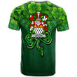 1stIreland Ireland T-Shirt - Taylor Irish Family Crest T-Shirt - Irish Shamrock Triangle Style A7 | 1stIreland
