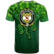 1stIreland Ireland T-Shirt - House of MACCANN Irish Family Crest T-Shirt - Irish Shamrock Triangle Style A7 | 1stIreland