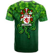 1stIreland Ireland T-Shirt - Condon Irish Family Crest T-Shirt - Irish Shamrock Triangle Style A7 | 1stIreland