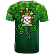 1stIreland Ireland T-Shirt - Lally or O Mullally Irish Family Crest T-Shirt - Irish Shamrock Triangle Style A7 | 1stIreland