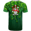 1stIreland Ireland T-Shirt - Esmonde Irish Family Crest T-Shirt - Irish Shamrock Triangle Style A7 | 1stIreland