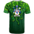 1stIreland Ireland T-Shirt - Adair Irish Family Crest T-Shirt - Irish Shamrock Triangle Style A7 | 1stIreland