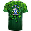 1stIreland Ireland T-Shirt - Lillie or MacLilly Irish Family Crest T-Shirt - Irish Shamrock Triangle Style A7 | 1stIreland