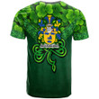 1stIreland Ireland T-Shirt - McCausland Irish Family Crest T-Shirt - Irish Shamrock Triangle Style A7 | 1stIreland