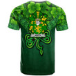 1stIreland Ireland T-Shirt - Duffy or O Duffy Irish Family Crest T-Shirt - Irish Shamrock Triangle Style A7 | 1stIreland