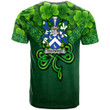 1stIreland Ireland T-Shirt - Holywood Irish Family Crest T-Shirt - Irish Shamrock Triangle Style A7 | 1stIreland