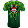 1stIreland Ireland T-Shirt - House of JOYCE Irish Family Crest T-Shirt - Irish Shamrock Triangle Style A7 | 1stIreland