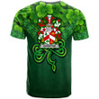 1stIreland Ireland T-Shirt - Kingston Irish Family Crest T-Shirt - Irish Shamrock Triangle Style A7 | 1stIreland