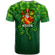 1stIreland Ireland T-Shirt - Stephens Irish Family Crest T-Shirt - Irish Shamrock Triangle Style A7 | 1stIreland