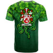 1stIreland Ireland T-Shirt - Ferne Irish Family Crest T-Shirt - Irish Shamrock Triangle Style A7 | 1stIreland