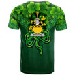 1stIreland Ireland T-Shirt - Preston Irish Family Crest T-Shirt - Irish Shamrock Triangle Style A7 | 1stIreland