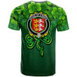 1stIreland Ireland T-Shirt - House of O BRIEN Irish Family Crest T-Shirt - Irish Shamrock Triangle Style A7 | 1stIreland