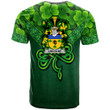1stIreland Ireland T-Shirt - Lincolne Irish Family Crest T-Shirt - Irish Shamrock Triangle Style A7 | 1stIreland