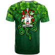 1stIreland Ireland T-Shirt - Leary or O Leary Irish Family Crest T-Shirt - Irish Shamrock Triangle Style A7 | 1stIreland
