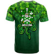 1stIreland Ireland T-Shirt - Wynne Irish Family Crest T-Shirt - Irish Shamrock Triangle Style A7 | 1stIreland
