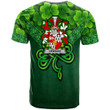 1stIreland Ireland T-Shirt - Hewson Irish Family Crest T-Shirt - Irish Shamrock Triangle Style A7 | 1stIreland