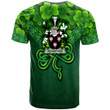1stIreland Ireland T-Shirt - Woodford Irish Family Crest T-Shirt - Irish Shamrock Triangle Style A7 | 1stIreland