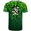 1stIreland Ireland T-Shirt - Lawson Irish Family Crest T-Shirt - Irish Shamrock Triangle Style A7 | 1stIreland