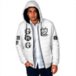 1stireland Jacket - Groove Phi Groove (White) Padded Hooded Jacket A31