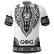 Groove Phi Groove Dashiki (White) Polo Shirts | Africazone.store