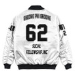 (Custom) 1stireland Jacket - Groove Phi Groove White Bomber Jackets A31