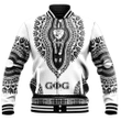 Groove Phi Groove Dashiki (White) Baseball Jackets | Africazone.store