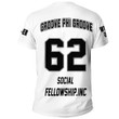 (Custom) 1stireland T-shirt - Groove Phi Groove White T-shirt A31
