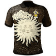1stIreland Polo Shirt - Landel Family Crest Polo Shirt - Celtic Wicca Sun & Moon - Golf Shirt A7 | 1stIreland