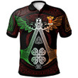 1stIreland Polo Shirt - Meredyth Family Crest Polo Shirt - Irish Celtic Symbols and Ornaments - Golf Shirt A7 | 1stIreland