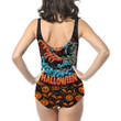 1stIreland Clothing - A Halloween Zombie - Women Low Cut Swimsuit A7 | 1stIreland